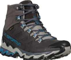 La Sportiva Mid Height Boots|Hiking Boots-Womens Ultra Raptor II Mid Leather GTX Boots - Carbon-Atlantic