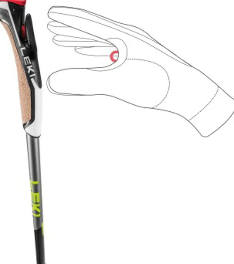 Leki Walking Poles-Traveller Alu Nordic Walking Poles - Pair