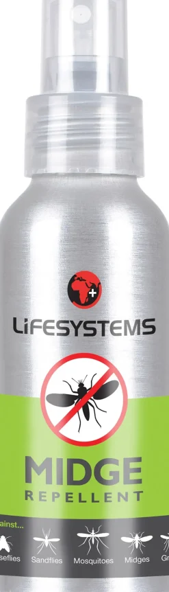 Lifesystems Mosquito Nets & Insect Repellents-Midge DEET Free Repellent Spray - 100ml