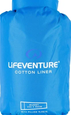 Lifeventure Sleep Accessories-Cotton Sleeping Bag Liner - Mummy