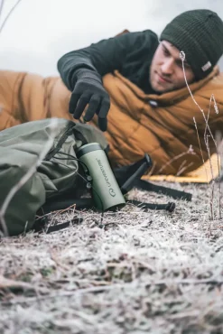 Lifeventure Coffee Mugs & Flasks-Thermal Mug - Matt Khaki