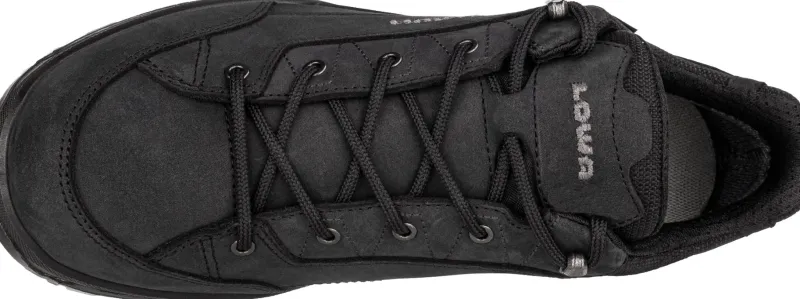 Lowa Walking Shoes-Mens Renegade GTX Lo Shoes - Black-Black