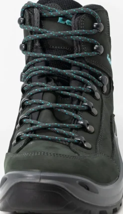 Lowa Mid Height Boots|Hiking Boots-Womens Renegade GTX Mid S Boots - Narrow Width - Asphalt-Turquoise