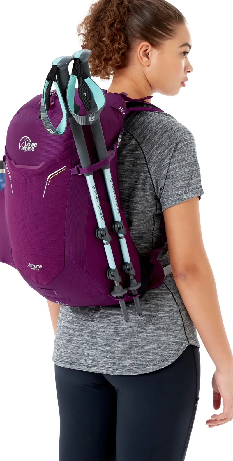 Lowe Alpine Day Packs-AirZone Active 22 Rucksack - Cadet Blue