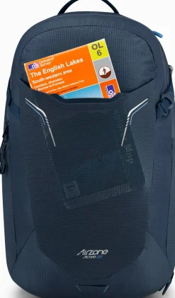 Lowe Alpine Day Packs-AirZone Active 22 Rucksack - Cadet Blue