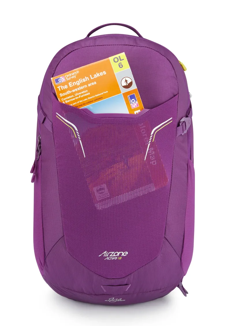 Lowe Alpine Day Packs-AirZone Active 18 Rucksack - Grape