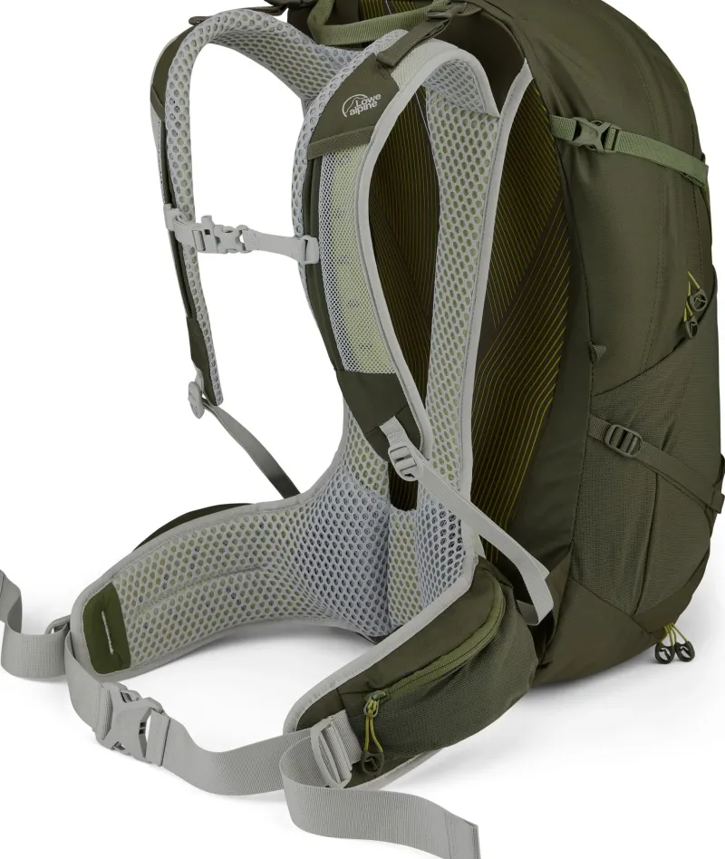 Lowe Alpine Day Packs-AirZone Trail Duo 32 Rucksack - Army-Bracken