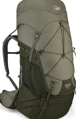 Lowe Alpine Backpacking Packs-Sirac Plus 65 Rucksack - Light Khaki-Army