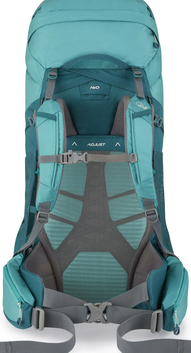 Lowe Alpine Backpacking Packs-Womens Sirac ND50 Rucksack - Sagano Green-Storm Green
