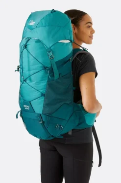 Lowe Alpine Backpacking Packs-Womens Sirac ND40 Rucksack - Sagano Green-Storm Green