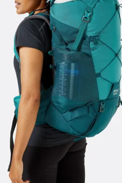 Lowe Alpine Backpacking Packs-Womens Sirac ND40 Rucksack - Sagano Green-Storm Green