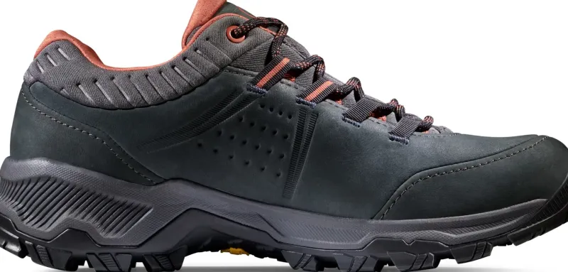 Mammut Hiking Shoes & Boots|Walking Shoes-Womens Nova IV Low GTX Shoes - Black-Apricot Brandy