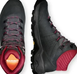 Mammut Hiking Shoes & Boots|Mid Height Boots-Womens Nova IV Mid GTX Boots - Black-Blood Red