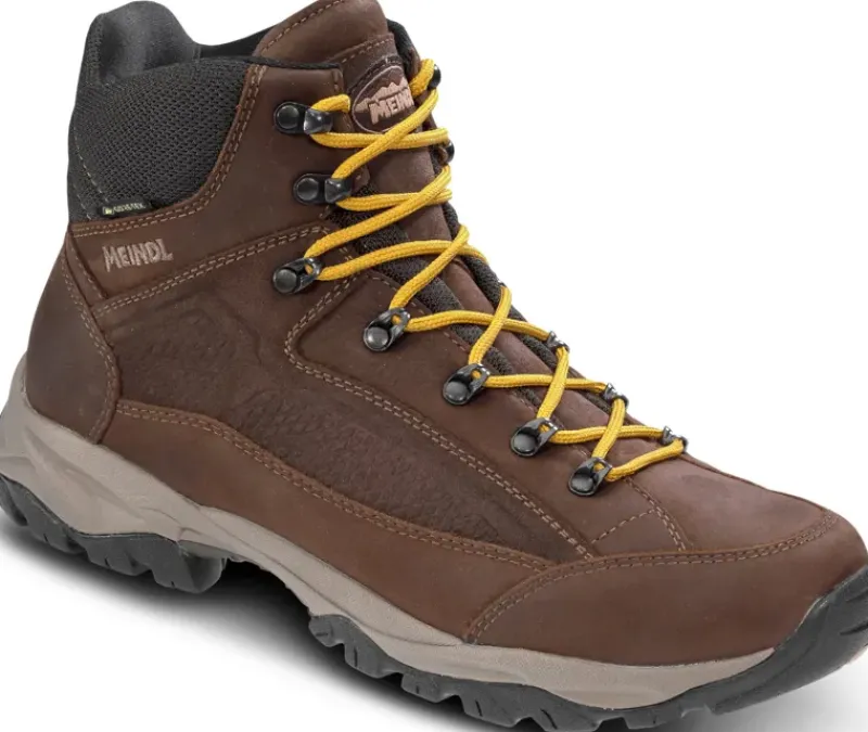 Meindl Hiking Shoes & Boots|Hiking Boots-Mens Baltimore GTX Boot - Chestnut-Mustard Yellow