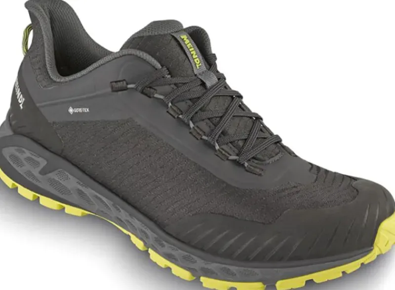Meindl Hiking Shoes & Boots|Walking Shoes-Mens Power Walker 4.2 Shoes - Graphite-Maize