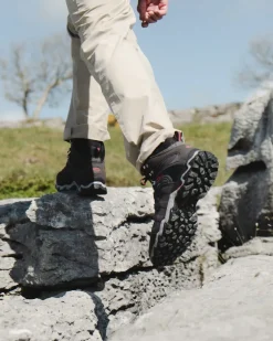 Meindl Hiking Shoes & Boots|Mid Height Boots-Mens Respond Mid II GTX Boots - Graphite-Red