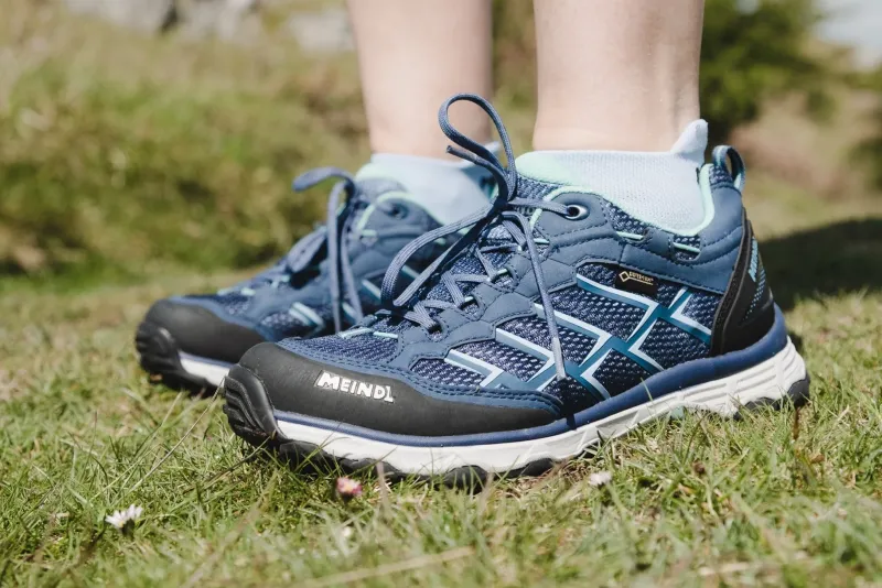 Meindl Hiking Shoes & Boots|Walking Shoes-Womens Activo GTX Shoes - Jeans-Mint