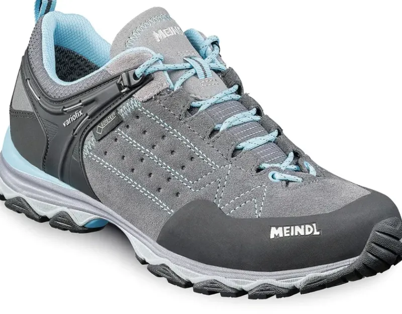 Meindl Hiking Shoes & Boots|Walking Shoes-Womens Ontario GTX Shoes - Grey-Azure