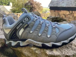 Meindl Hiking Shoes & Boots|Walking Shoes-Womens Respond GTX Shoes - Graphite-Sky