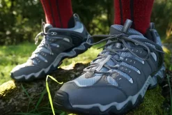 Meindl Hiking Shoes & Boots|Walking Shoes-Womens Respond GTX Shoes - Graphite-Sky