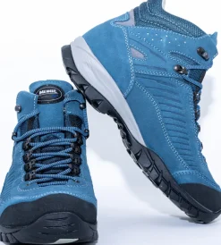 Meindl Hiking Shoes & Boots|Mid Height Boots-Womens Salo Mid GTX Boots - Jeans-Light Grey