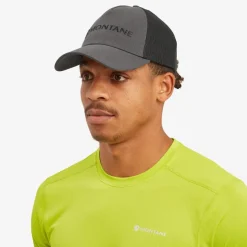 Montane Hats-Basecamp Mono Cap - Midnight Grey