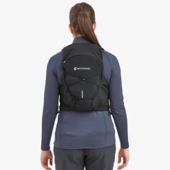 Montane Fast & Light Rucksacks And Vests-Gecko VP 12+ Running Vest - Black