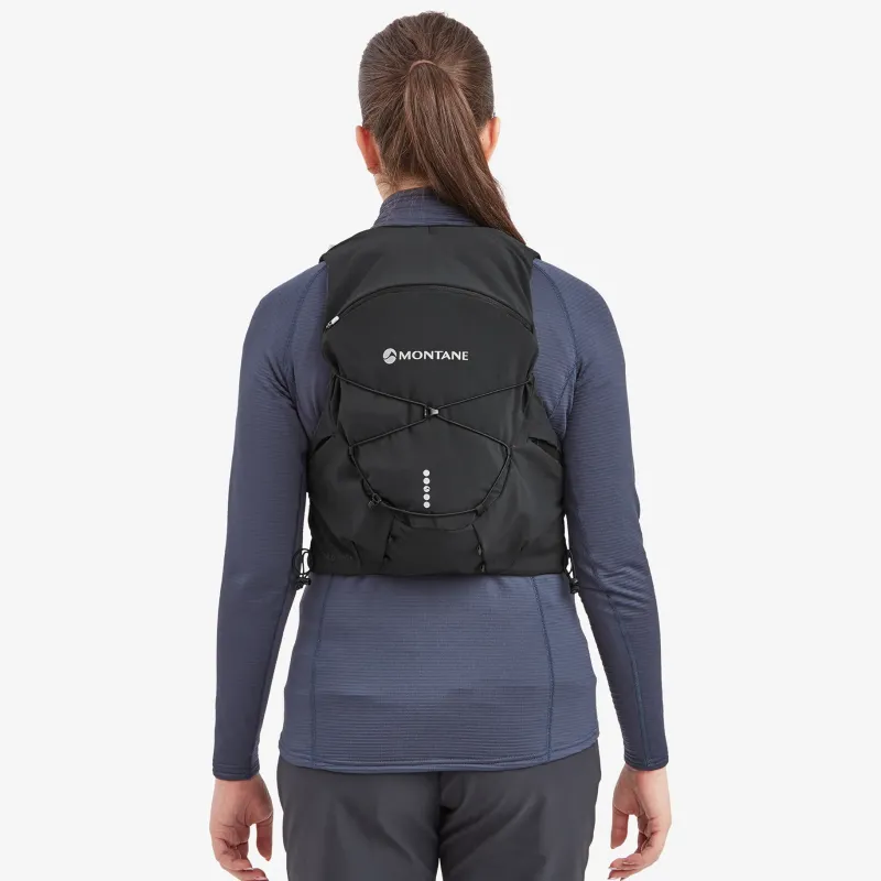 Montane Fast & Light Rucksacks And Vests-Gecko VP 12+ Running Vest - Black