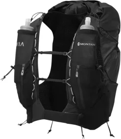 Montane Fast & Light Rucksacks And Vests-Gecko VP 20+ Running Vest - Black