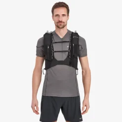 Montane Fast & Light Rucksacks And Vests-Gecko VP 20+ Running Vest - Black