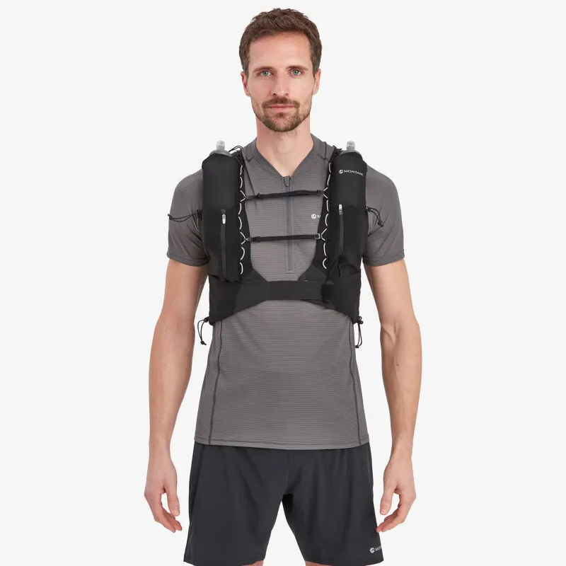 Montane Fast & Light Rucksacks And Vests-Gecko VP 20+ Running Vest - Black