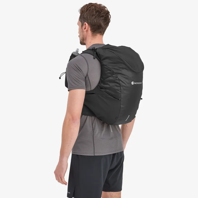 Montane Fast & Light Rucksacks And Vests-Gecko VP 20+ Running Vest - Black