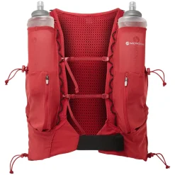Montane Fast & Light Rucksacks And Vests-Gecko VP 12+ Running Vest - Acer Red