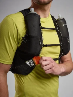 Montane Fast & Light Rucksacks And Vests-Gecko VP + Running Vest - Black
