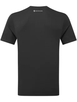 Montane T-Shirts & Baselayers-Mens Abstract Mountain T-Shirt - Midnight Grey