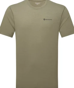 Montane T-Shirts & Baselayers-Mens Alhena Mountain 25 T-Shirt - Caper