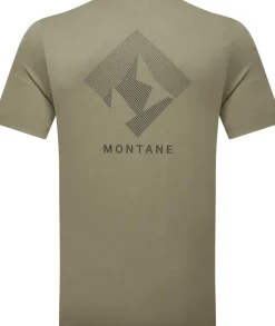 Montane T-Shirts & Baselayers-Mens Alhena Mountain 25 T-Shirt - Caper