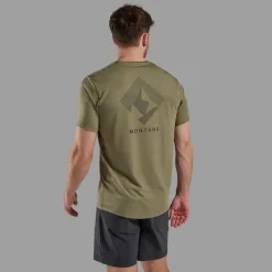 Montane T-Shirts & Baselayers-Mens Alhena Mountain 25 T-Shirt - Caper