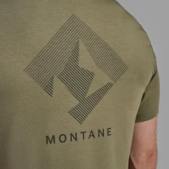 Montane T-Shirts & Baselayers-Mens Alhena Mountain 25 T-Shirt - Caper