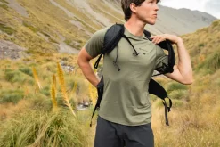 Montane T-Shirts & Baselayers-Mens Alhena Mountain 25 T-Shirt - Caper