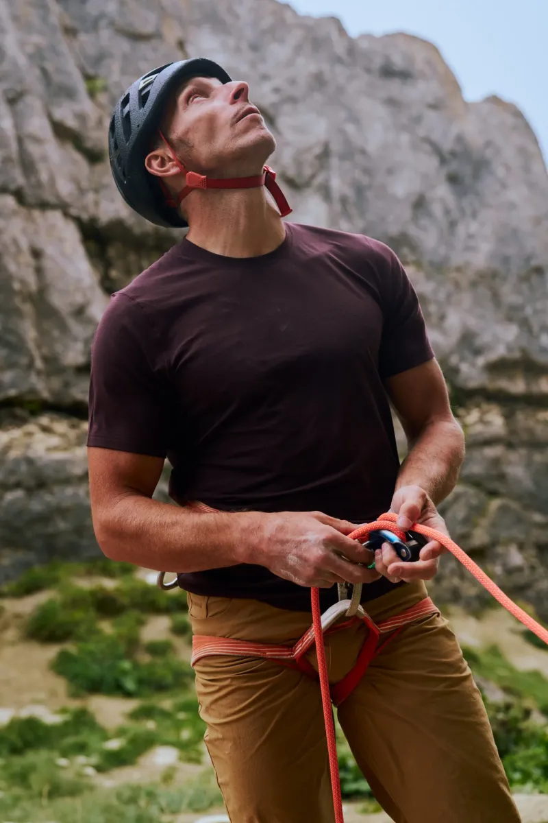 Montane T-Shirts & Baselayers-Mens Alhena T Shirt - Dark Garnet