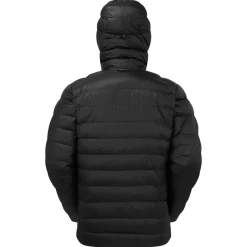 Montane Insulated Jackets-Mens Alpine 850 Hooded Down Jacket - Black