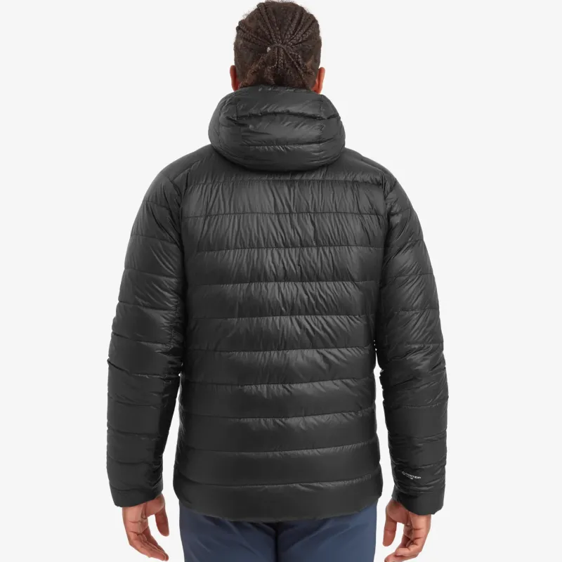 Montane Insulated Jackets-Mens Alpine 850 Hooded Down Jacket - Black