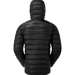 Montane Insulated Jackets-Mens Alpine 850 Lite Hooded Down Jacket - Black