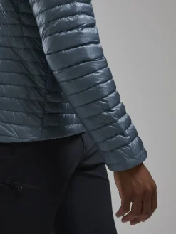 Montane Insulated Jackets-Mens Alpine 850 Nano Hoodie - Stone Blue