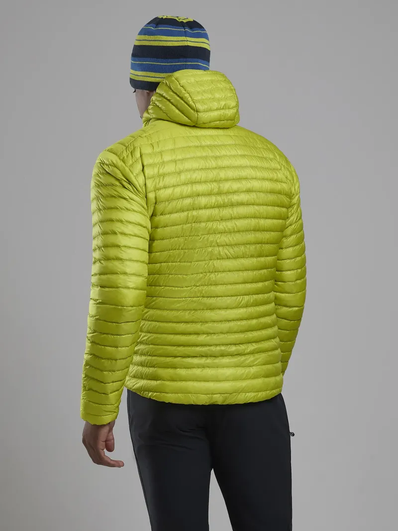 Montane Insulated Jackets-Mens Alpine 850 Nano Hoodie - Citrus Spring