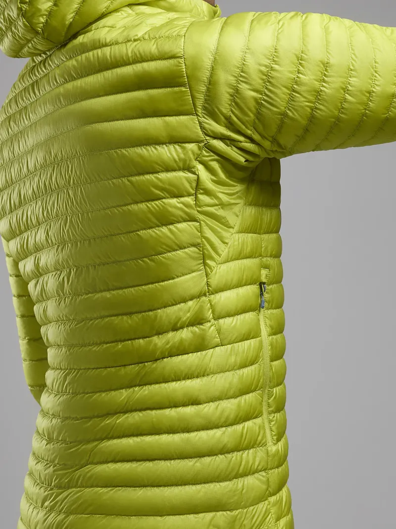 Montane Insulated Jackets-Mens Alpine 850 Nano Hoodie - Citrus Spring