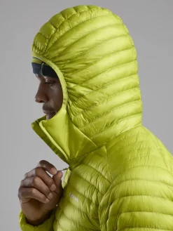 Montane Insulated Jackets-Mens Alpine 850 Nano Hoodie - Citrus Spring