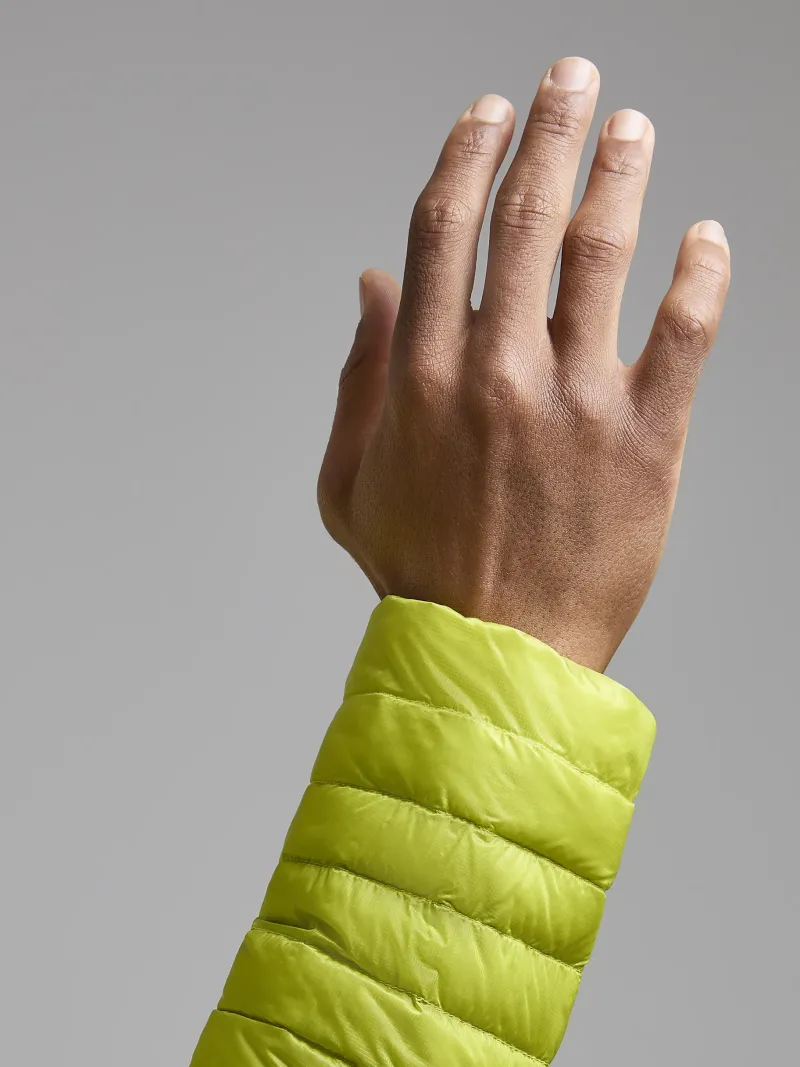 Montane Insulated Jackets-Mens Alpine 850 Nano Hoodie - Citrus Spring