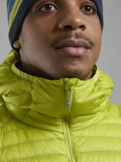 Montane Insulated Jackets-Mens Alpine 850 Nano Hoodie - Citrus Spring